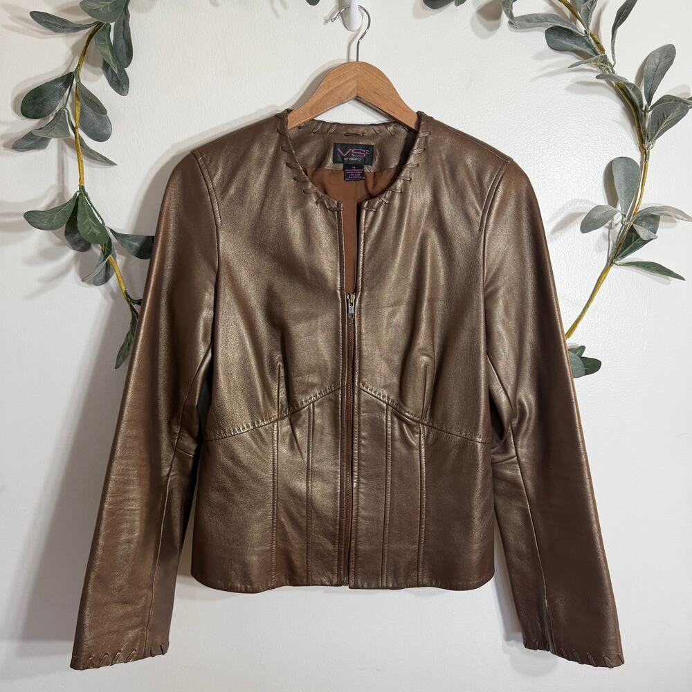 VS2 Vakko Lamb Leather Jacket